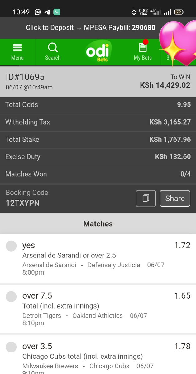 Purita254t's tweet photo. Winning 14k hii pesa ni yetu hapa 🌝🌝a simple one 🤑🙏👏👏👏

https://t.co/g2zJNH2rUh
🤟🤟Place the bet via the link 🤟🤟🤟. https://t.co/BRcYR2iel4