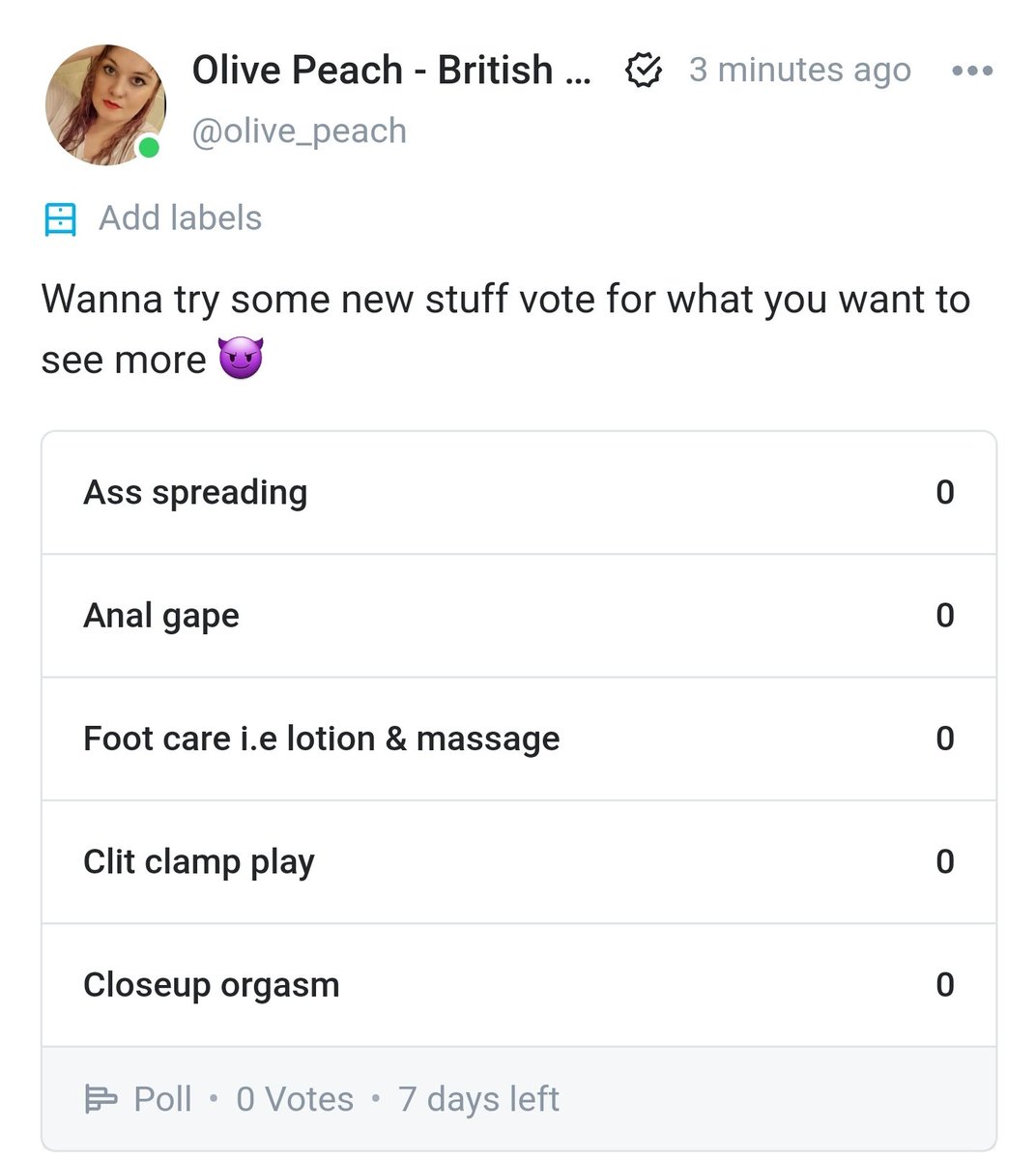 olivepeach_bbw's tweet photo. 5 reasons to join my onlyfans...

Links in replies ⬇️

#bbw #chubby #onlyfans #freeonlyfans #onlyfansvip #sellingcontent #biggirl #bigbooty https://t.co/Qc0iG2LzGd
