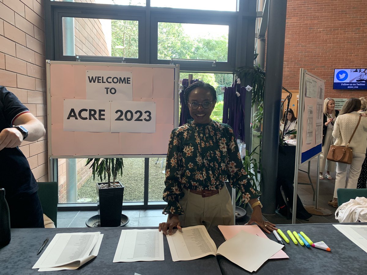 EHU_FOE's tweet image. Welcome desk will be open all morning to register for the #ACRE23 conference.