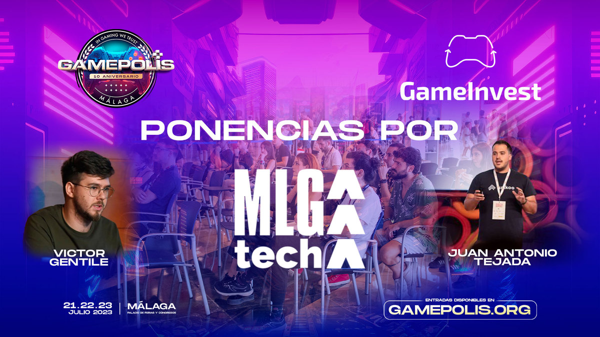 GameInvest22's tweet photo. En #malagatech son unos expertos en pitchear y hemos querido contar con ellos en el escenario Ágora de la Zona Indie de GameInvest. No te puedes perder:

👉🏼12:00 ¿Cómo hacer un buen ELEVATOR PITCH? --- @Skraamz 

👉17:00  ¿Cómo abordar a un INVERSOR? ---@victorgentile_ https://t.co/WroxFnQ8qW