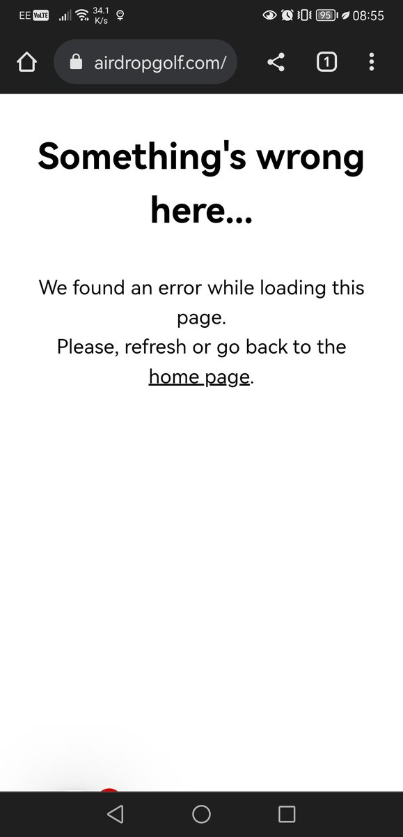 Sleepy_Obee's tweet photo. @airdropgolf trying to subscribe to services.

Keep getting this error https://t.co/0Ze0KufRL8