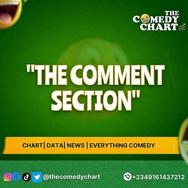 thecomedychart's tweet photo. The Comment Section is here to brighten your day!😂😂🌟

@phoebeodekina ...such a funny babe😂

#comedy #funny #laughs #laughter #laughnigeria #comic #comment #comments #commentsforcomments https://t.co/BQKXnpd57u