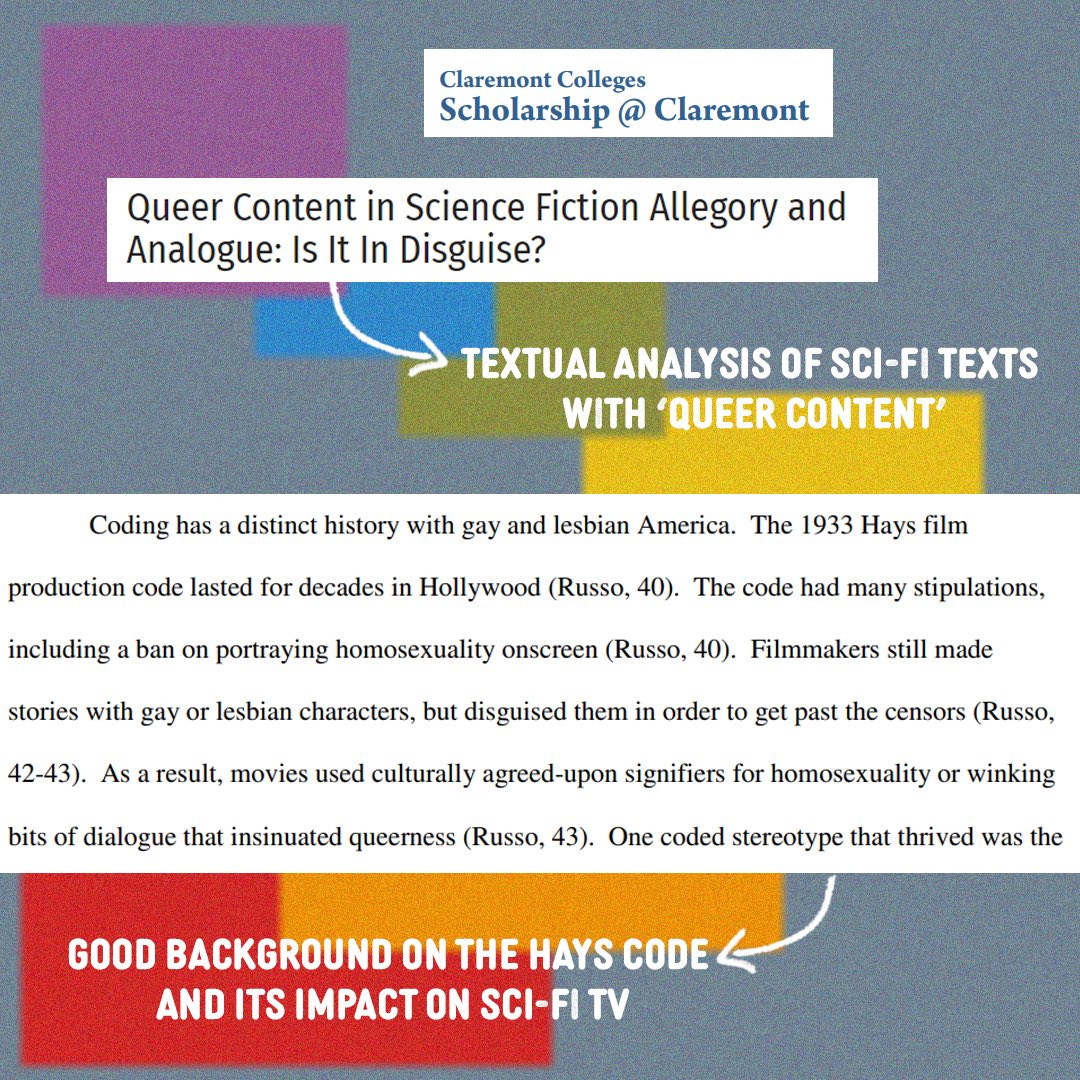 Sci_Burst's tweet image. Some more wonderful sources from our #queerscience episode! Swipe through to find the newly released book on queering #scicomm edited by @lindyorthia &amp;amp; @_tiamaree, as well as academic critiques of queer sci-fi texts 🌈✨

#scicomm #sciencepodcast #popculture