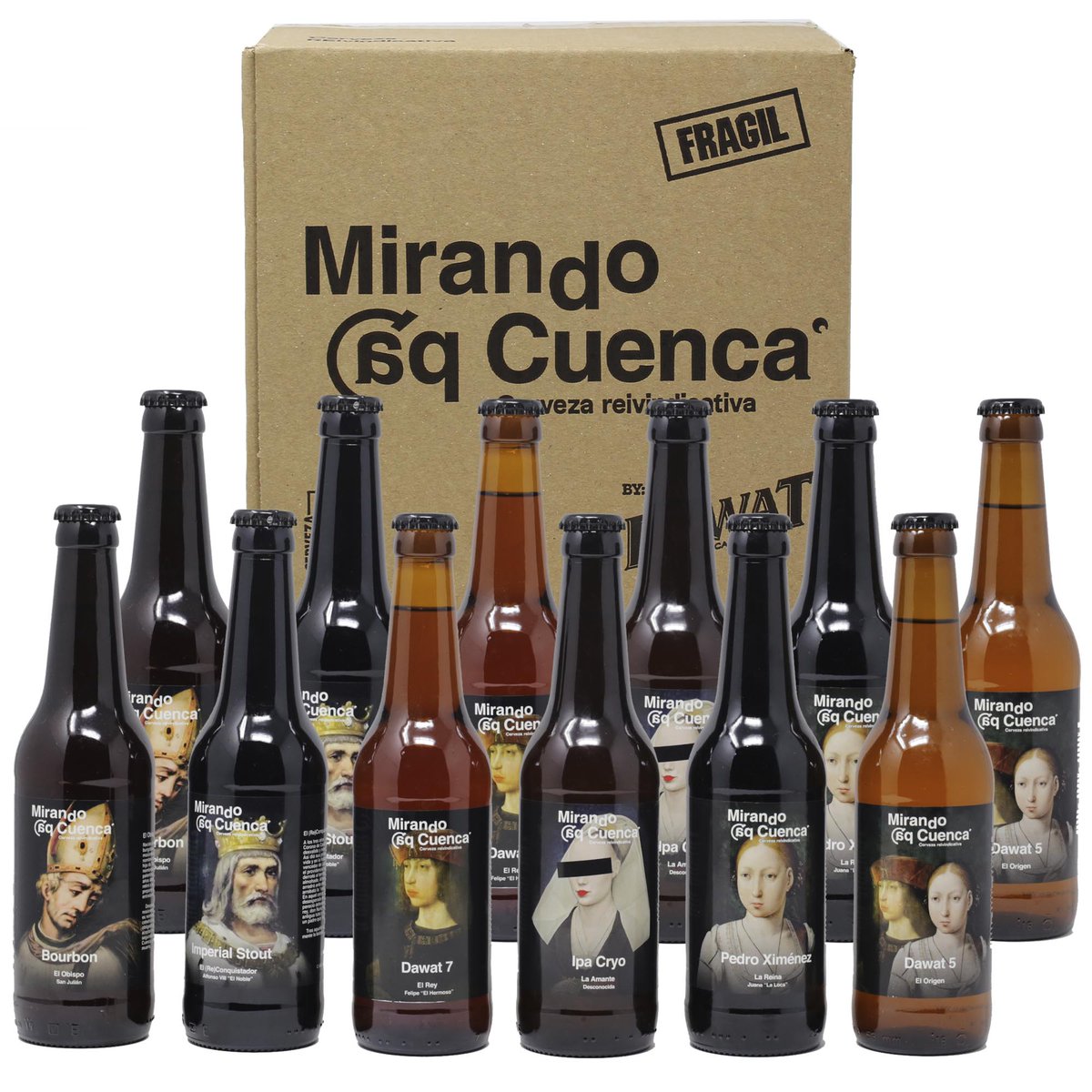 🏷️ -50% 💣🎁 PACK MIRANDO PA' #CUENCA con 12 #CervezasArtesanas 🍻🧭🗺️ 💡 Idea #regalo con #REBAJA para apasionados de la #cerveza y la #historia 🧐 🛒 bit.ly/CZ_MPaCuenca @CervezaDawat