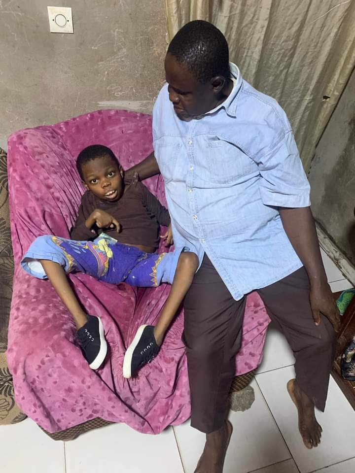 owhylda's tweet photo. Please pray 4 Kudi Miguel born in 2010, lost his nervous system at 4.
He needs 2 go back 2 the hospital but his parents r down financially.
4 now he is on Rivoltril Tablets. He is usually in great pain wh the tablets get finish.
Our help, he needs: reach out 2 Pst Fodji 653964489 https://t.co/UioTsKIq2T