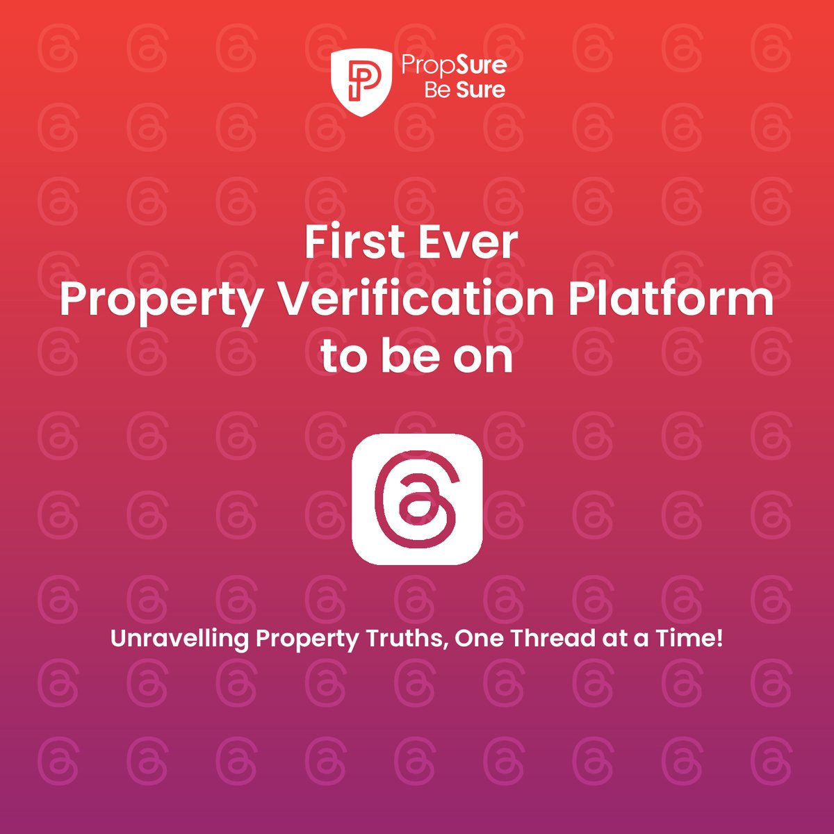 PropsureDigital's tweet image. PropSure is on Thread Now! Join our Real Estate Tapestry now! 

#Thread #PropSure