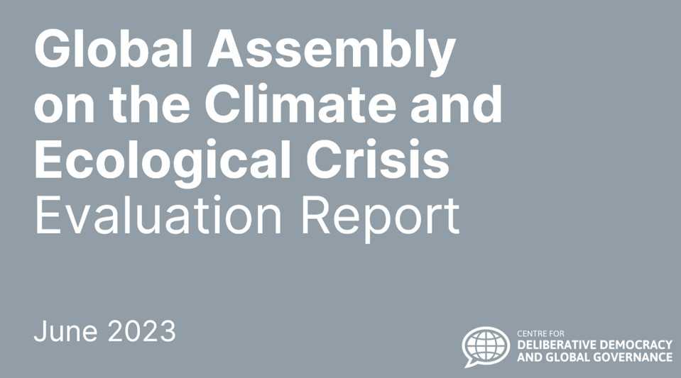 DelDemUCan (@deldemucan) on Twitter photo For John Dryzek, the <a href="/_GlobalAssembly/">Global Assembly</a>'s Evaluation Report 'should play a vital role in informing aspirations for a more participatory and democratic global order.'
You can download the report via <a href="/UniCanberra/">University of Canberra</a> available OPEN ACCESS.
researchprofiles.canberra.edu.au/en/publication… For John Dryzek, the <a href="/_GlobalAssembly/">Global Assembly</a>'s Evaluation Report 'should play a vital role in informing aspirations for a more participatory and democratic global order.'
You can download the report via <a href="/UniCanberra/">University of Canberra</a> available OPEN ACCESS.
researchprofiles.canberra.edu.au/en/publication…
