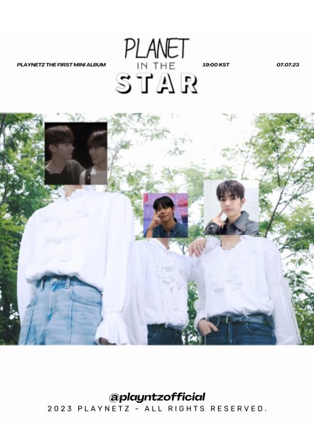 playntzofficial's tweet photo. PLAYNETZ The 1st Mini Album [𝐏𝐋𝐀𝐍𝐄𝐓 𝐈𝐍 𝐓𝐇𝐄 𝐒𝐓𝐀𝐑]
 
Concept Photo 'PLANET'

2023.07.07 19:00 (KST)

#PLAYNETZ #PLANETINTHESTAR https://t.co/6tPprdKw27