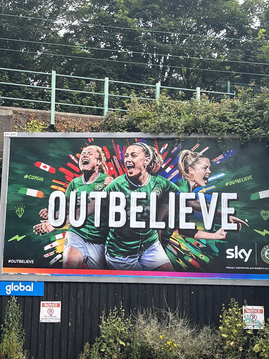 GarPBrown's tweet photo. I think our great girls in green deserve better than this, “Outbelieve “ what is that ? #LazyThinking #LazyMarketing imo and others https://t.co/9ClLkMQzFl
