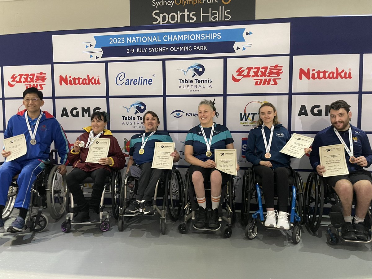 tabletennisvic's tweet photo. More incredible #TeamVIC results on Day 5. Well done to all of our Victorian Para Athletes and our Victorian Doubles teams! 🏓🥇🥈 https://t.co/ulKPo8r8lh