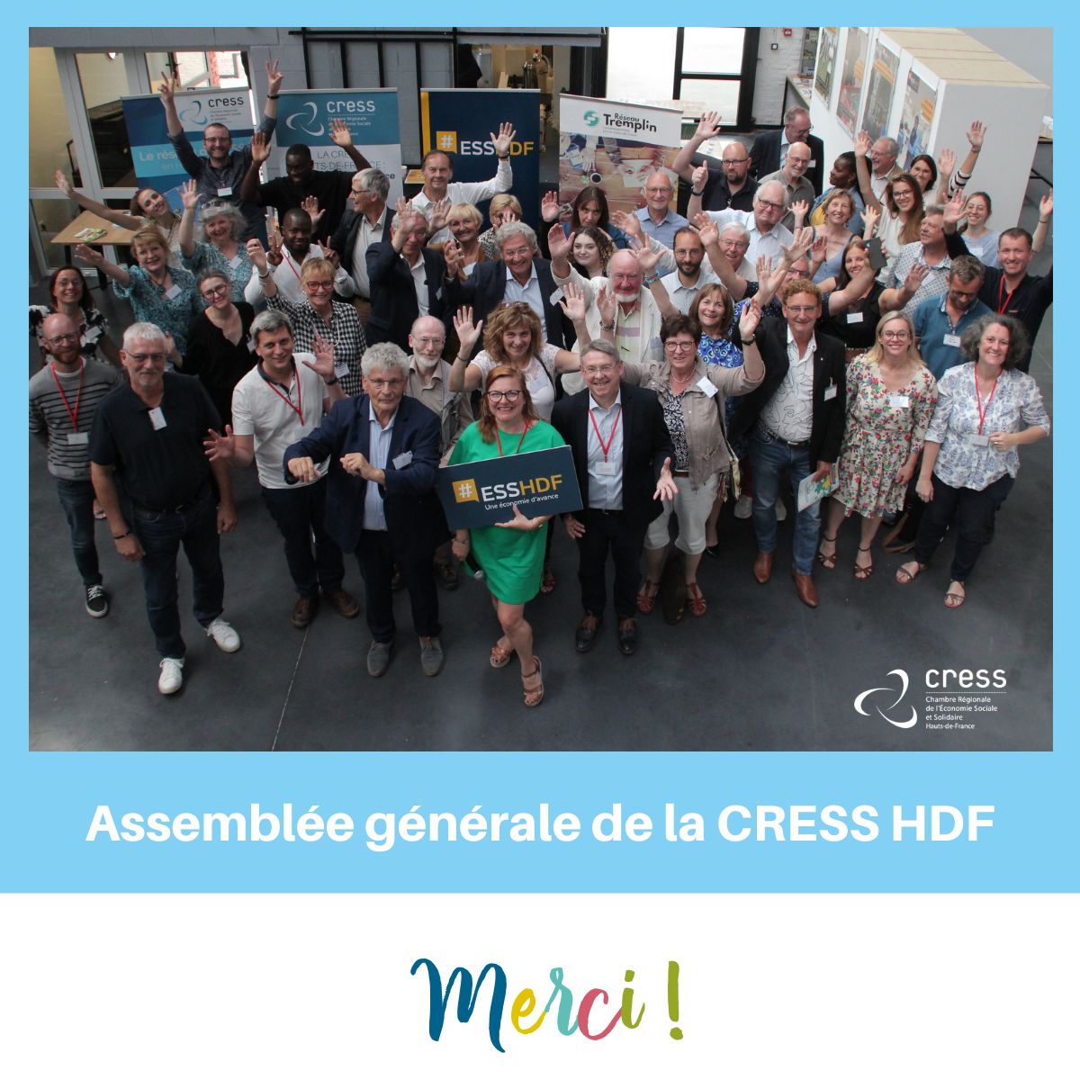 CressHdf's tweet photo. 📸Une belle photo souvenir de la maison commune de l'ESS lors de l'assemblée générale du 27 juin 2023 à #Carvin de la @CressHdf
🌞Rejoignez-la : https://t.co/RfyssdJEBc !
🙏Merci aux représentants et représentantes de nos adhérents pour leur présence !
#ESS #MaisonCommune https://t.co/NEQuUT9pQL
