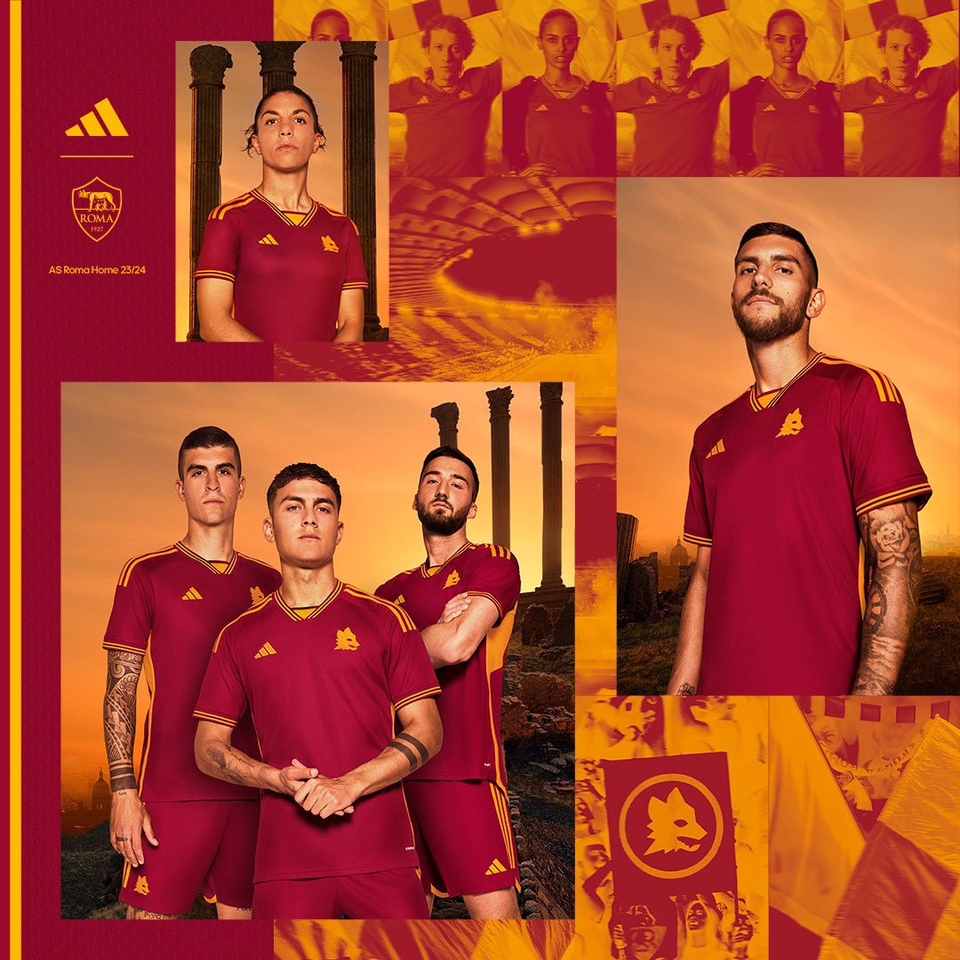 AS Roma 2022-23 Home 2-Trikot