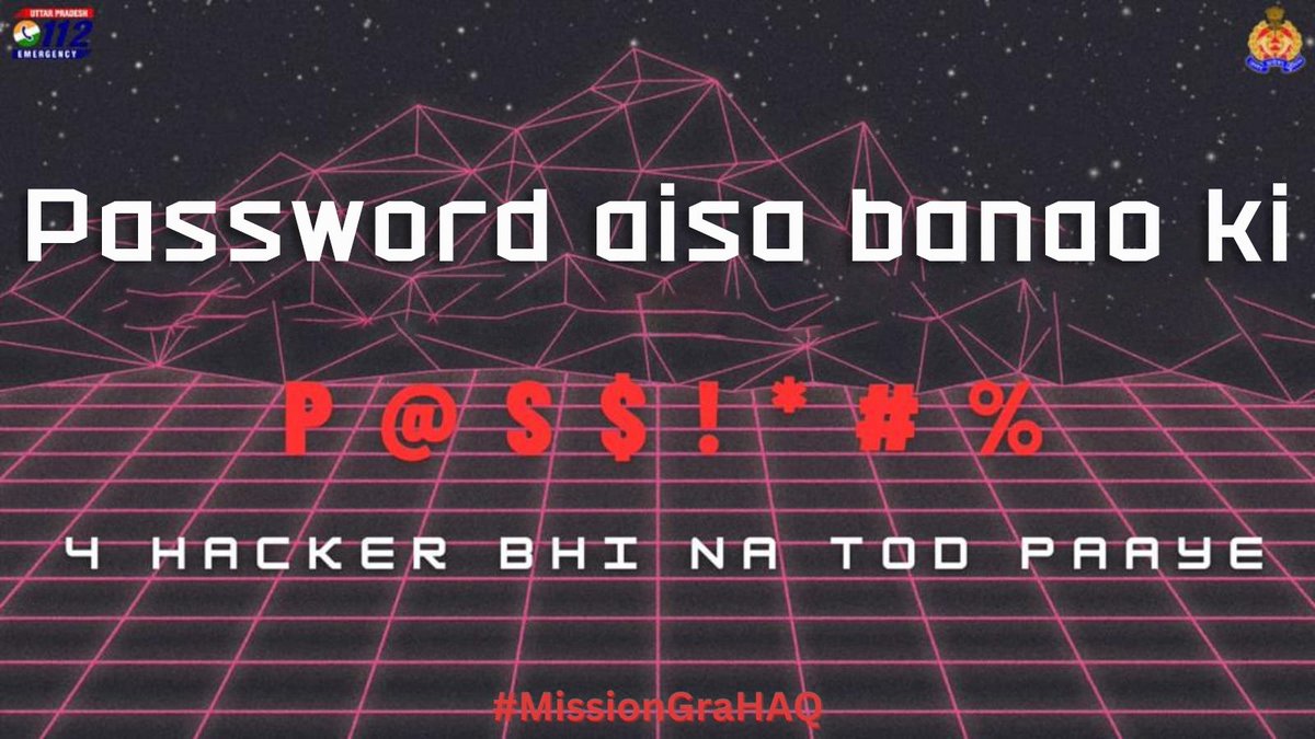 'Char-ge up your password'

Create a password so robust that it leaves '4 hackers' scrambling for answers. 

#OnlineSafetyKo4ChandLagayein
#BeCyberSafe