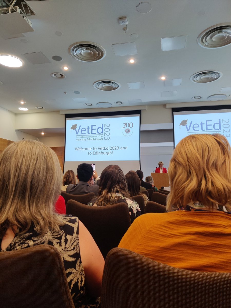 jeclsm's tweet photo. Main conference kicking off
#veted2023 https://t.co/pwoyHnLrzE