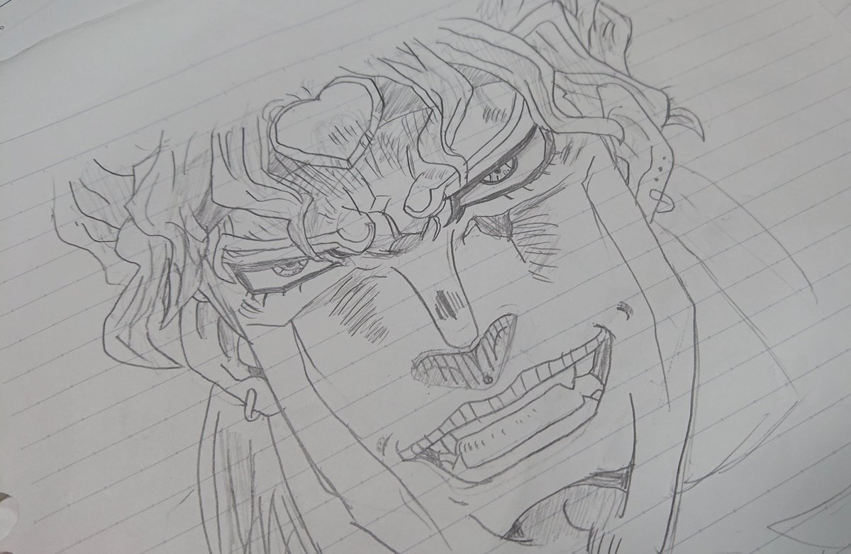 MafuHoto's tweet photo. DIO様描いてみました
 #絵を書いてみました
 #ジョジョの奇妙な冒険   #DIO https://t.co/17IyEwltgx