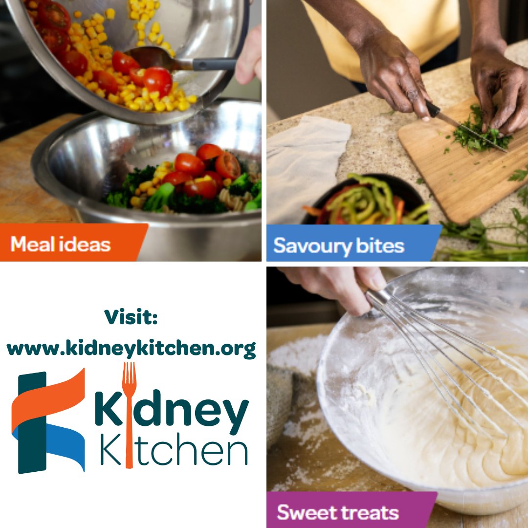 kidneycareuk's tweet photo. 🍽️ We have updated the Kidney Kitchen website! 

💛 From #Healthy #KidneyFriendly #Breakfasts &amp; #Lunches to #Snack ideas &amp; #SweetTreats - you are almost certain to find something you will like! 

✅ Just click the link &amp; check out #KidneyKitchen today: https://t.co/qFP7PdxPMk https://t.co/wf1qIXMTcT