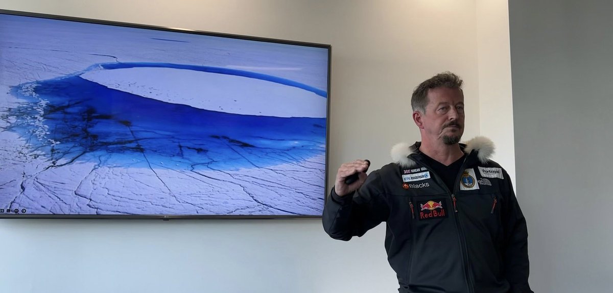 PolarPal9's tweet photo. Tuesday -the hottest day ever recorded in the world at 17.18c average &amp; the confirmed return of #ElNino. Coincidentally, i got to talk about the impact on Arctic sea ice &amp; its affect on us all. @agilico @Weightmans @SkidudeDave @stuartwhittle 
#ESG #ClimateAction https://t.co/WkfkzCVMIL