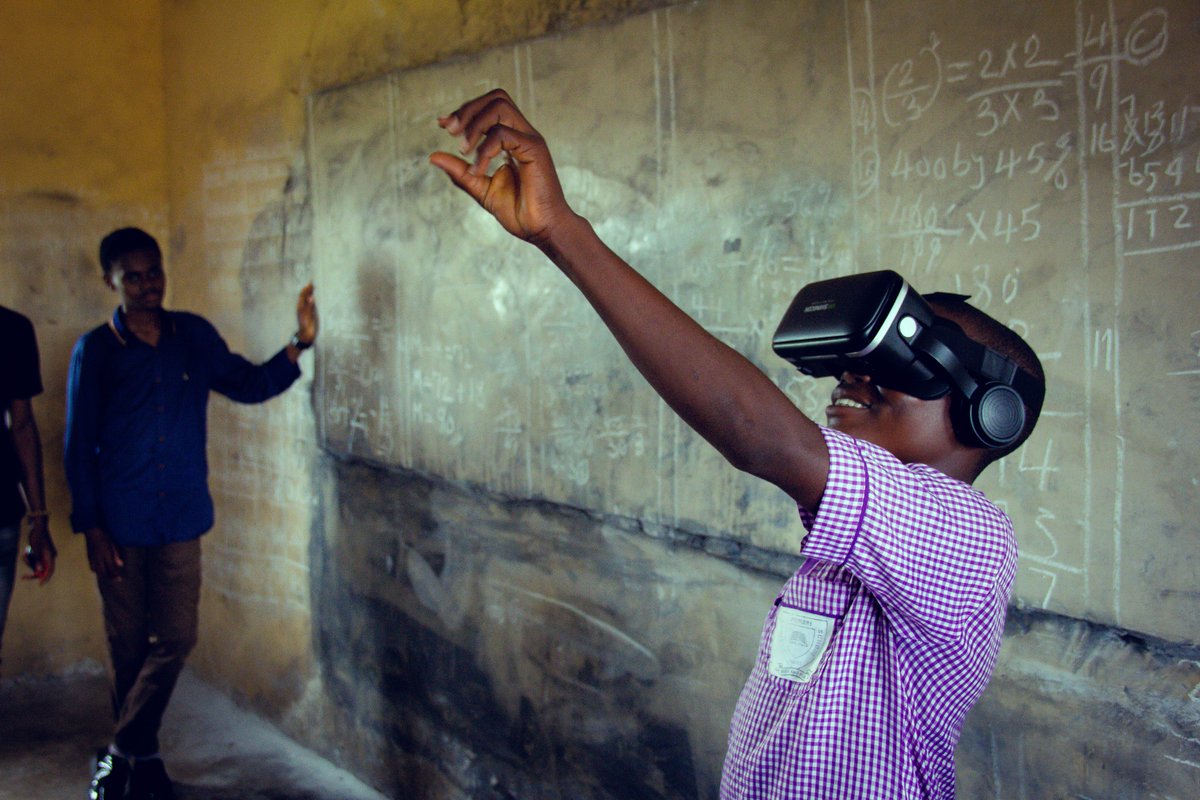 Teens_Launch's tweet photo. Throwback to when @TeensLaunch, in partnership with @MarBenFoundation, took students on an eye-opening and interactive virtual reality tour across schools. 🌍📚🔮
#ThrowbackThursday #VirtualRealityTour #TeensLaunchAfrica #MarBenFoundation #EducationRevolution https://t.co/TTlFHmprjG
