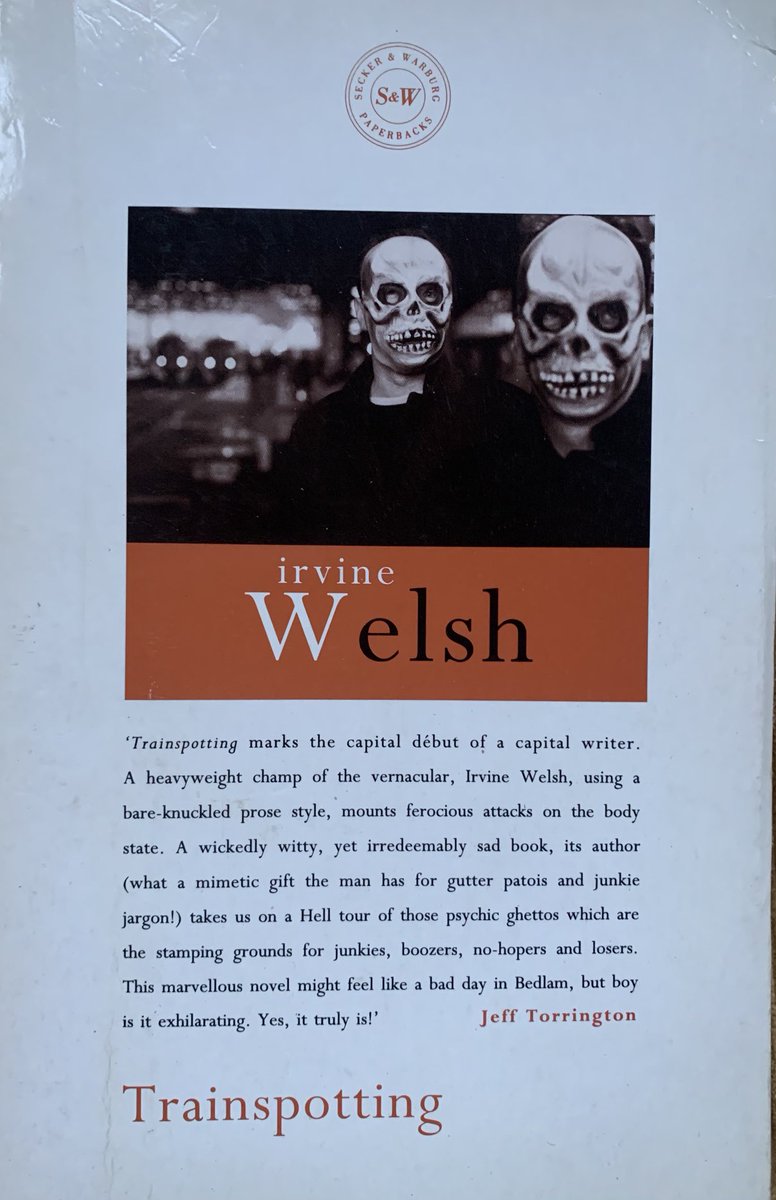 #Trainspotting is 30 years old today. I maybe should say that it seems like yesterday and where has all gone. But no. The truth is it feels ages ago, not just a different era but a different life lived by another person.