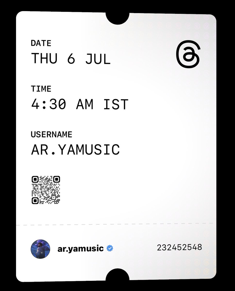 the new #threads app is here, it seems cool, but twitter still feels like home 🏠. anyways, follow me on threads and twitter and every other social😆

threads.net/@ar.yamusic