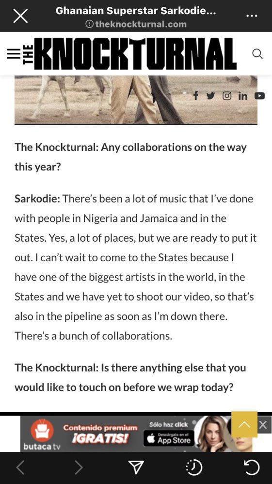 Sarkodie plans to release major projects he did with some artists in Nigeria and Jamaica including one of the biggest Act in the world who is in US. #JamzAlbum #JamzWorldTour