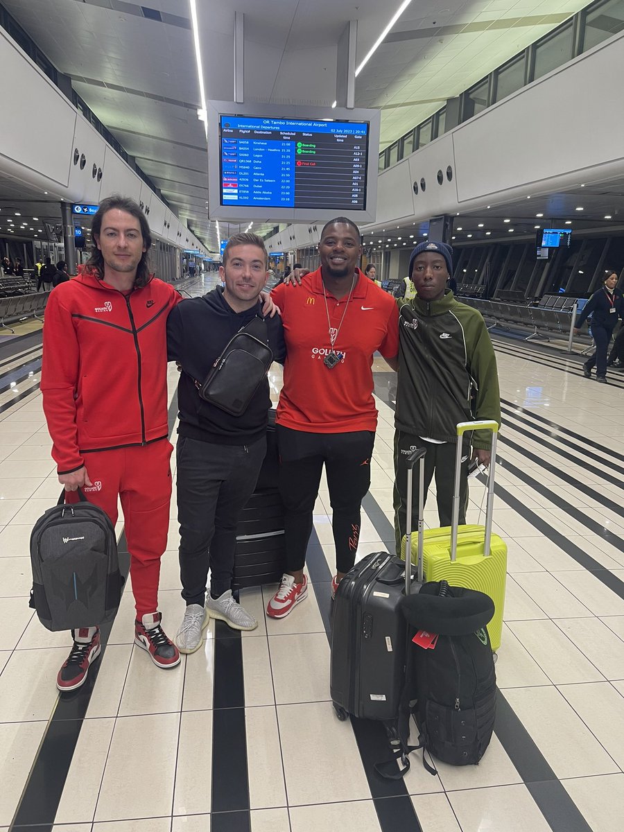 EFifaLeagueci's tweet photo. 🎮🌍 The @FIFAe Club World Cup kicks off today in Riyadh, Saudi Arabia! Sending our best wishes to the talented squad from Goliath Team, the sole African representatives. Play your hearts out and make Africa proud! 🇿🇦💪 #FIFAeClubWorldCup https://t.co/TRil4QnJpX