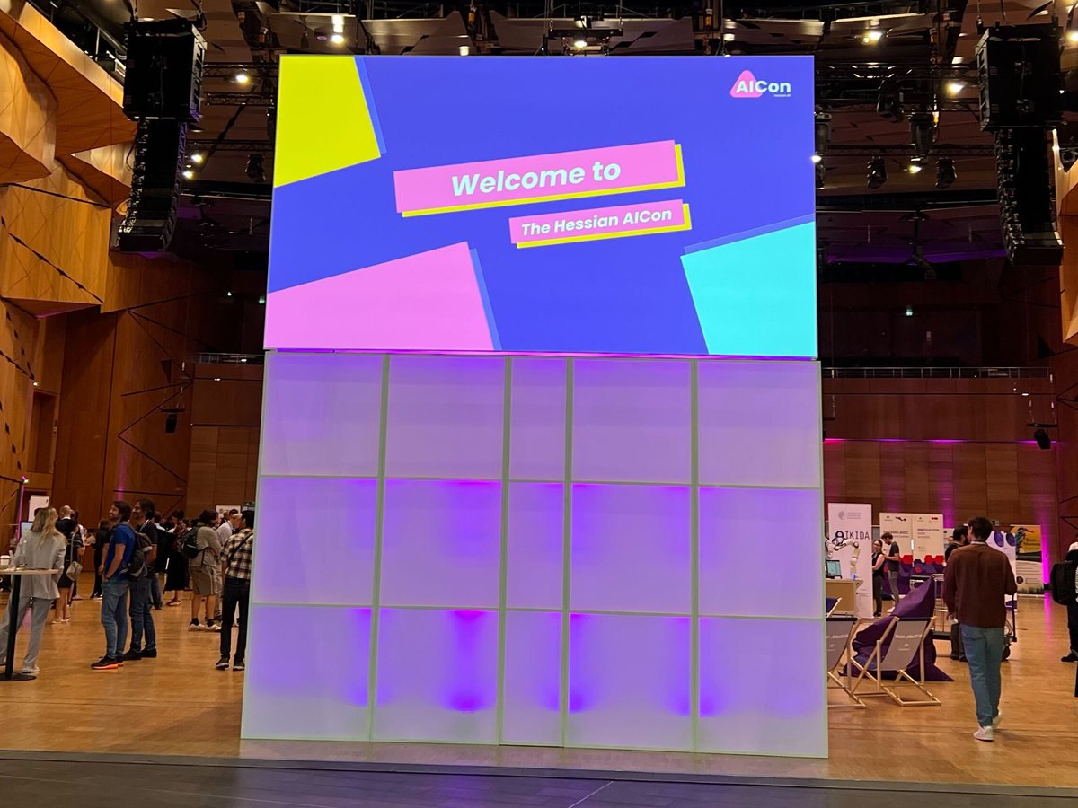 teamgeoengine's tweet photo. As a member of the current batch of the @Hessian_AI Incubator program we are attending the #AICon today. We are looking forward to exciting talks and discussions! https://t.co/QvgTqYle22