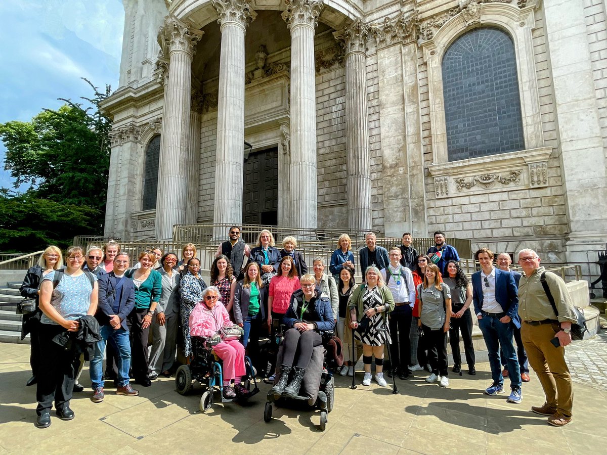 AccessAssoc's tweet photo. Yesterday our London &amp; Southeast region were welcomed to @StPaulsLondon. The intro talk described using the agency of the Cathedral to be a beacon for Accessibility principles and embody the social model of disability. A great event and wonderful to see members together again! https://t.co/vi7XiBCquj