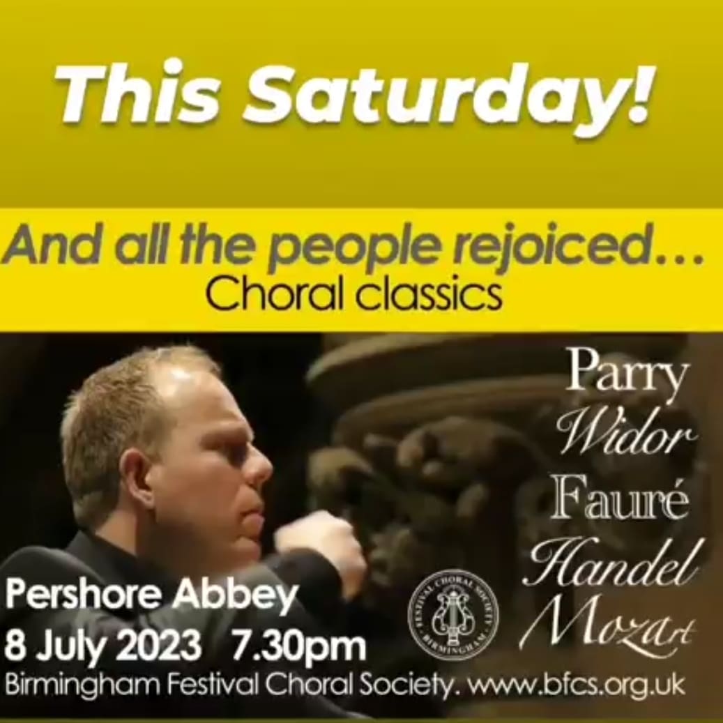 Come to Pershore Abbey this Saturday to hear choral classics sung in a beautiful location!

Click here for the full programme, and tickets:
bfcs.org.uk/concerts-2/