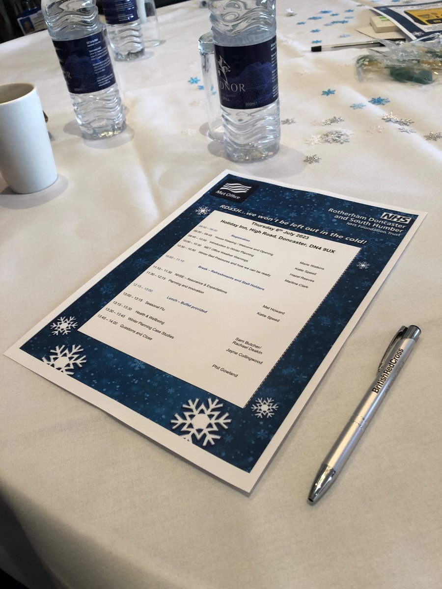 Winter planning #NHS75 <a href="/VARotherham/">Voluntary Action Rotherham</a> #rotherhamdoncasterandsouthhumberNHSfoundationtrust