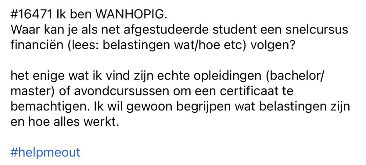 We leren op school, Hogeschool en Universiteit van alles, maar het belangrijkste van al, omgaan met geld, wordt nergens aangeleerd. Ik heb er mij in mijn eerste jaar werk ook serieus aan mispakt.