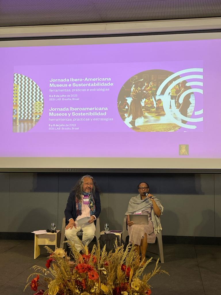 Aún pensando en esta frase de la conferencia 
"Construyendo futuros sostenibles":

《El futuro es ancestral》

#MarioChagas y #RenataBittencourt en la  
'Jornada Iberoamericana #MuseosySostenibilidad Herramientas, prácticas y estrategias'
<a href="/IbramMuseu/">Instituto Brasileiro de Museus - MinC</a> @ibermuseos
<a href="/SEGIBdigital/">SEGIB</a>
