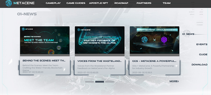 MetaCeneGame's tweet photo. 🌐MetaCene Website 2.0: What’s New? #MMORPG

Website 2.0 contains elevated designs with gameplay demo, game instructions, &amp; way more enhanced features beyond your imaginations...

👀Visit today:
https://t.co/VDLKxEt5ms

Read article &amp; put your comments:
https://t.co/7M8dgtX5XX https://t.co/VEmjRBmGeM