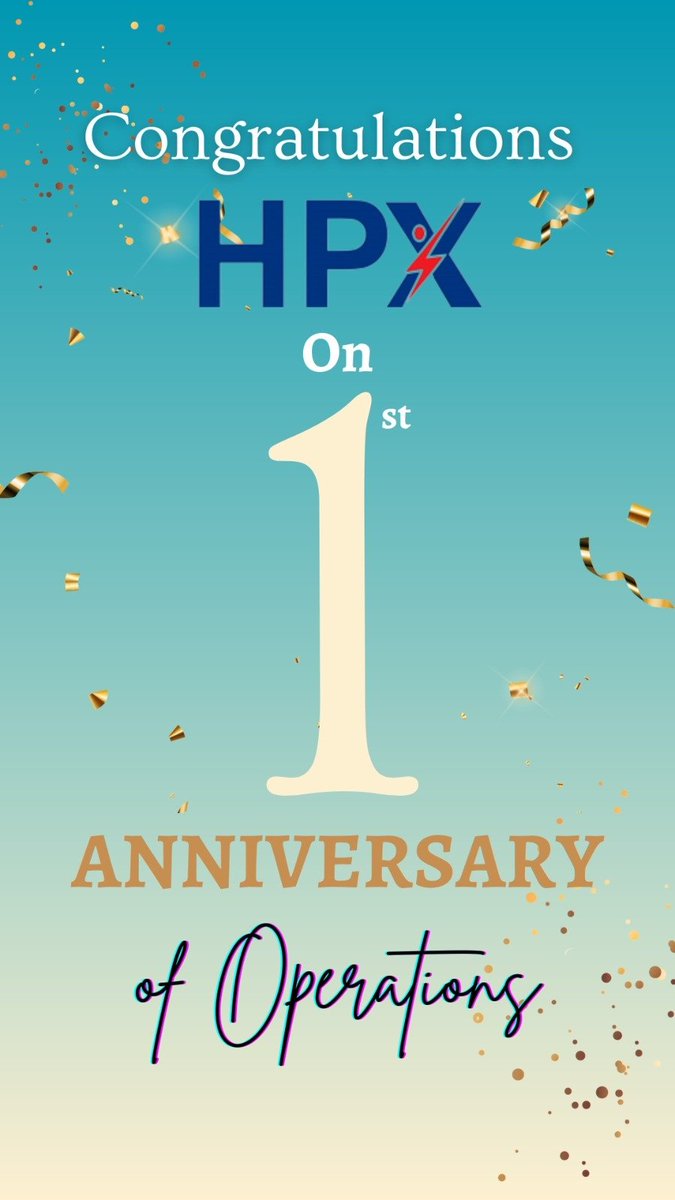 HPX celebrates 1 year of empowering the power market! Reflecting on a year of remarkable achievements, we look forward to driving innovation and transforming the Indian power sector. Here's to many more years of success!  
#HPXAnniversary #EnergyTrading