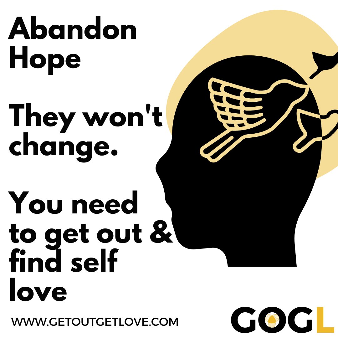 GetOutGetLove's tweet photo. You can't change them but you can change you.
Get the self-love you need and deserve. 
Read our article: https://t.co/60KAoPEYQr

For long term support for your emotional needs:
https://t.co/B0C019w3ad

#BreakFree #FindYourStrength https://t.co/i217gdSZJ1