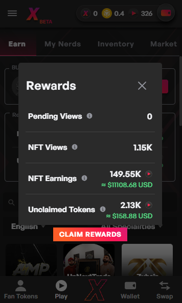 SimpeleStad's tweet photo. 1150 video's watched in total, almost 150k in $PLAY rewards 😎😎

Join the #Watch2Earn revolution!   

https://t.co/4BmYlD14gL

$XCAD #BNB #Watch2Earn #STEPN $PLAY https://t.co/btLbkEGw2e