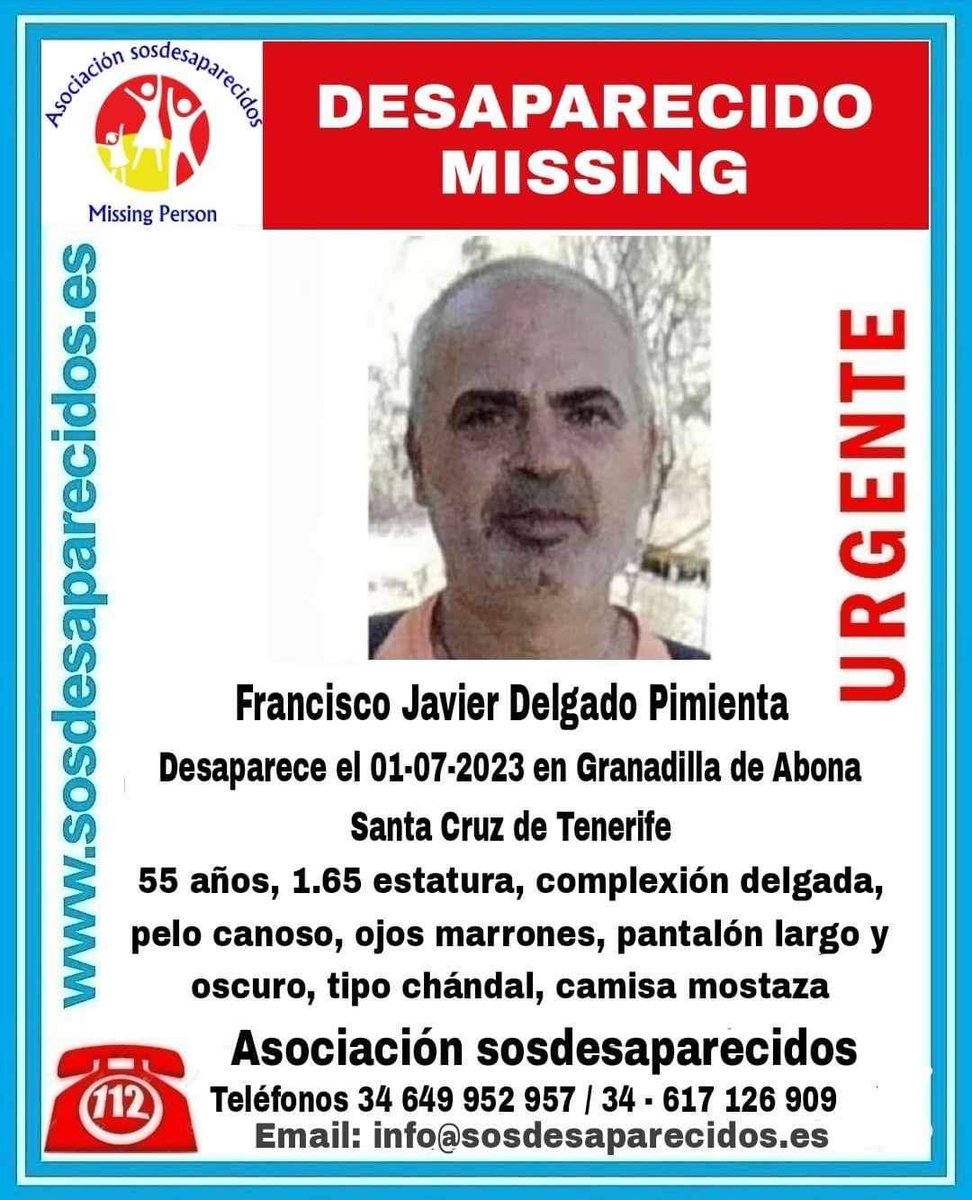andalucia_sos's tweet photo. 🚨DESAPARECIDO SANTA CRIZ DE TENERIFE https://t.co/fzVeOJBkgU