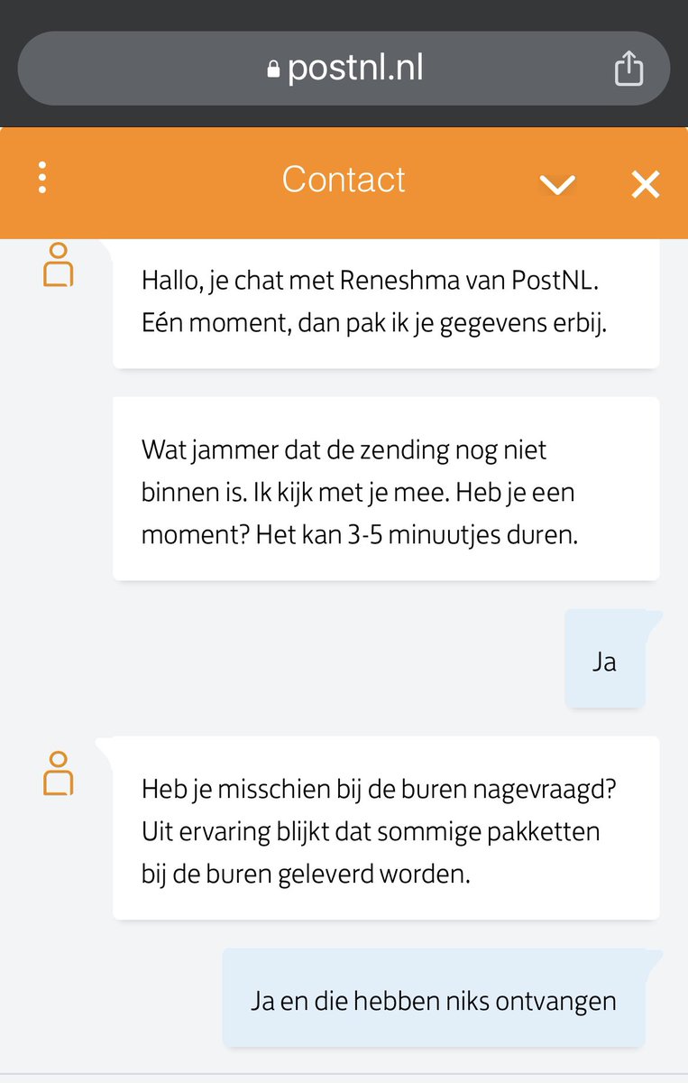 Rdam1908_010's tweet photo. @PostNL @N3rdCoffee “Klantenservice” van niks! Ik heb haar “vriendelijk” bedankt voor “alle” moeite de zij genomen heeft… https://t.co/PclIEId56M