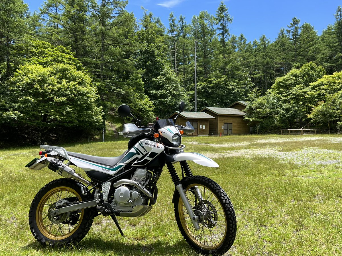 skyawata's tweet photo. SEROWで爽やか林道ツーリング😊

#セロー250
#林道
#serow https://t.co/m9iAmO6qdY