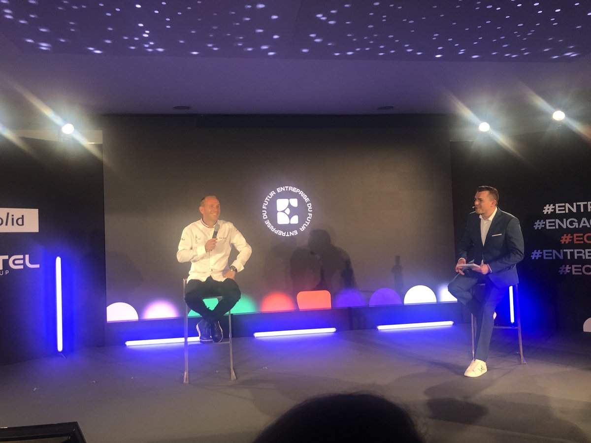 À #entreprisesdufutur au #Groupamastadium avec le témoignage de <a href="/Davy/">Davy Tollenaere</a> Tissot #Bocuse d’or 2021 qui décrit son parcours pour arriver au plus haut niveau mondial 🤩