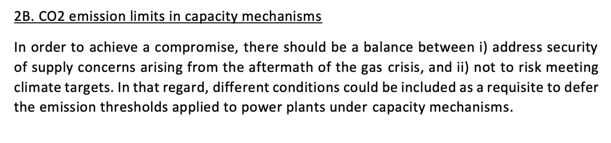 AnnaHbrt's tweet image. ⚡️Electricity Market Design ⚡️
In a document sent to the 27 experts on « energy » ahead of their meeting of today,  🇪🇸 presidency tries to find a compromise on CfD and Capacity Mechanism. Severals options are listed.
1/5