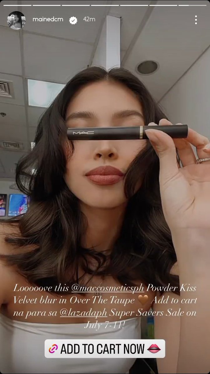 mainernimaine's tweet photo. Maine's IGS ✨ @LazadaPH @maccosmeticsph  

#MaineForMAC #MaineForLazada 
@mainedcm |#MaineMendoza https://t.co/yleBd571Gf