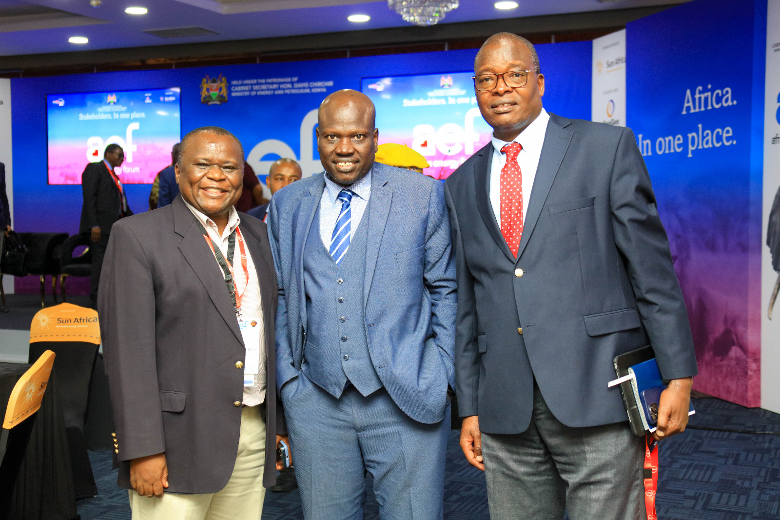 Mihr Thakar on Twitter "The three men in charge of lighting up Kenya's