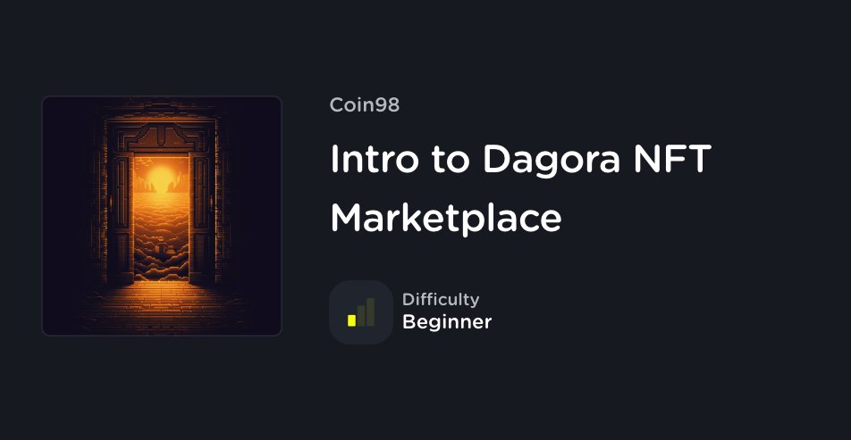 Dagora is a multichain NFT marketplace making NFTs accessible to everyone 👐

Participate in our latest Quest to learn more about <a href="/Dagoraxyz/">Dagora</a>'s key features:

· NFT Listings
· Marketplace Discovery
· Transaction Management
· Launchpad
· Hot Drops

 l3.xyz/DagoraNFTMarke…