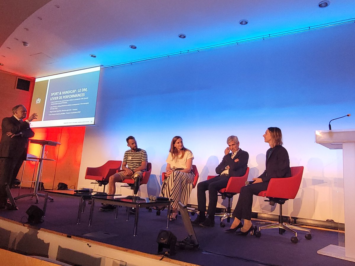 SnitemDM's tweet photo. #DM et #handicap : #innovation au service de l'inclusion
Table ronde avec @mariealefur @RibsteinJ #MagaliCorbet @Coloplast #JeanFrancoisCantero #proteor
Des aventures humaines pour équiper des sportifs !
#SportetHandicap https://t.co/YpOFpcGz6T