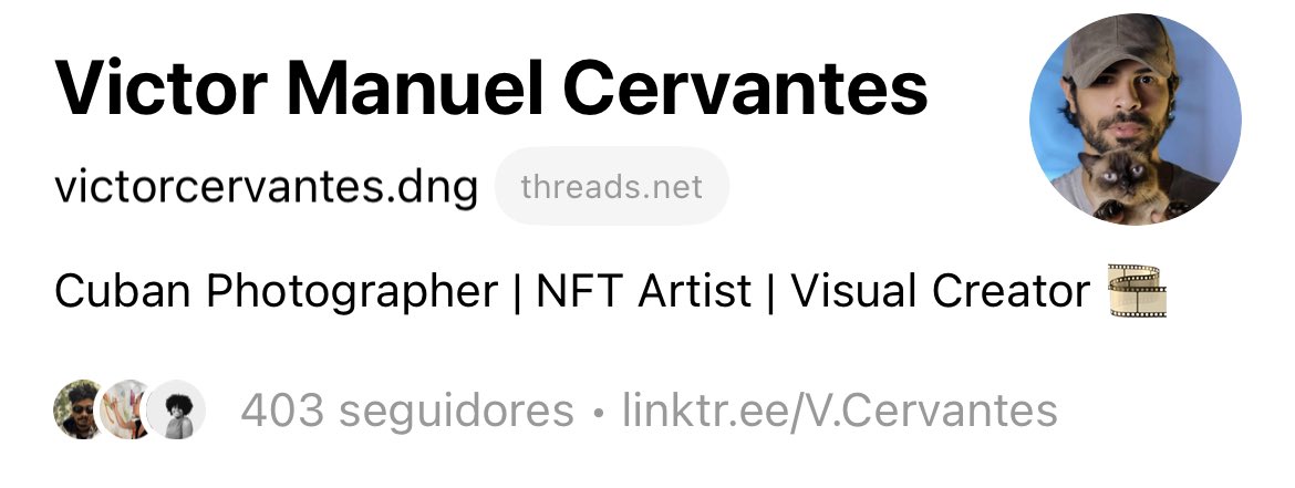 So here is my 🧵🪡 account 📌

threads.net/@victorcervant…
