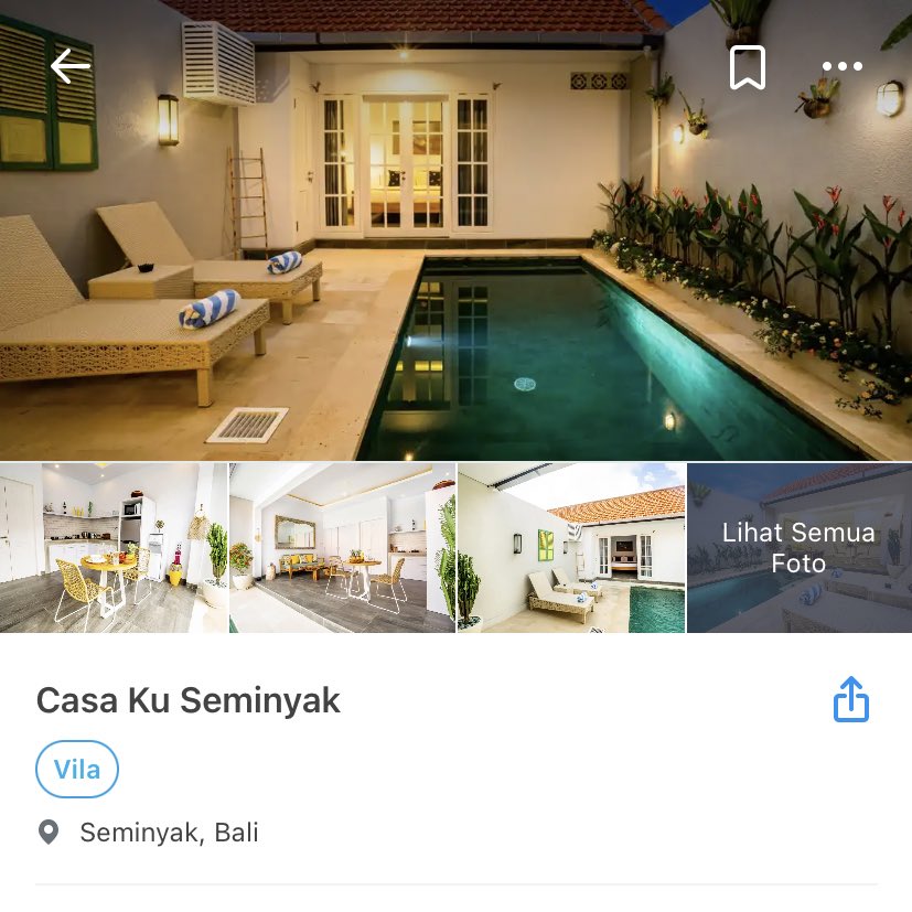 aldapstsr's tweet photo. Saking excited-nya sampe lupa spill nama Hotelnya, catet ya 📍Casa Ku Seminyak, tempatnya strategis di tengah kota, mau kemana mana deket!  

Oiya, diskon di atas ada SETIAP HARI dan berlaku buat Hotel, Vila, Resort di Indonesia maupun luar negeri ya guys, yuk ah liburan 🤗🤗🤗 https://t.co/lxvil0u9oS