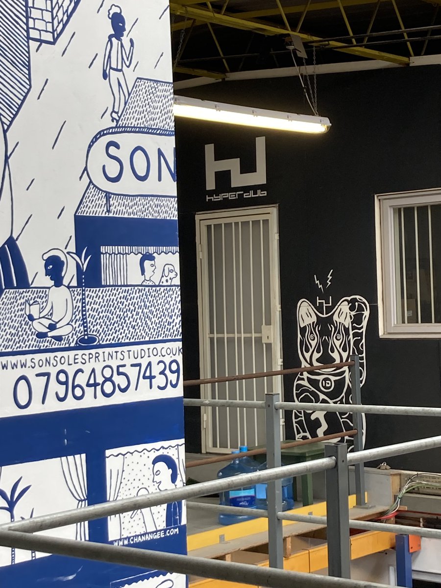 FayNicolson's tweet photo. @SonsolesPrint in Good company with @Hyperdub in Peckham https://t.co/knsXZE0ZrQ