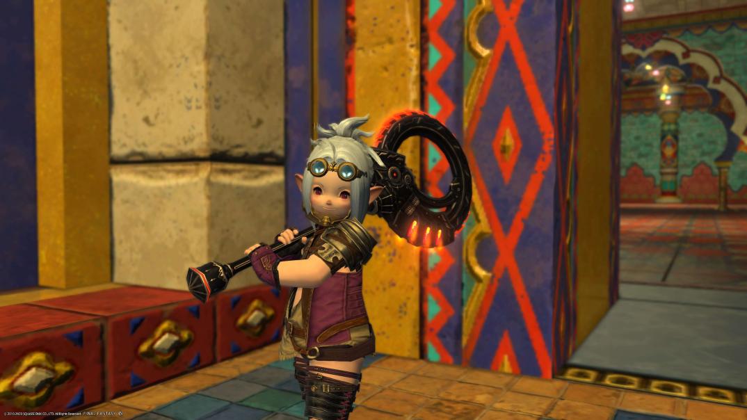 dynamisxiv's tweet photo. It's been 7 weeks since the Anabaseios raids dropped, that means its tome weapon time! Which one did you pick??

Wrathgrinder 📸: Tea Pot, Marilith @shredmage

#ffxiv #ffxivdynamis #dynamisxiv #ffxivgpose #ffxivlalafell #ffxivwarrior https://t.co/5UX02aQh4l