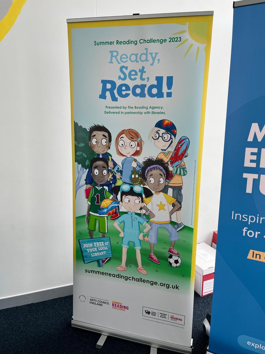 YouthSportTrust's tweet image. All children can sign up at their local library or online at summerreadingchallenge.org.uk #ReadySetRead! 🏃